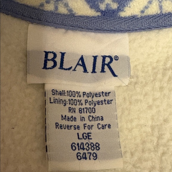 Vintage Snowflake Fleece Jacket - Picture 3 of 9